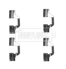 Borg & Beck Fitting Kit -  Pads  - BBK1255 fits Renault Clio, Megane 03-