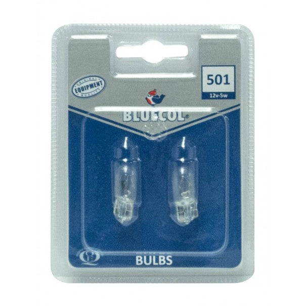 Bluecol F83729 Twin Blister Pack 501 Stop and Tail Bulb