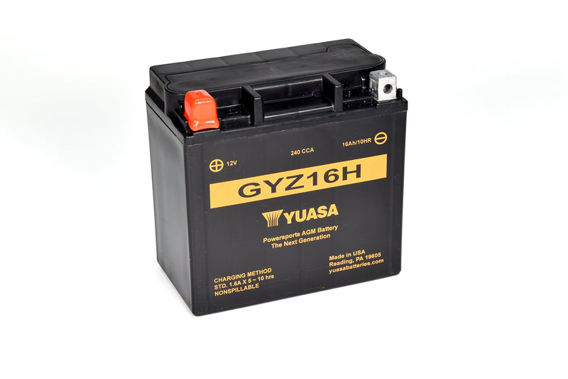 GYZ16H (WC) 12V Yuasa High Performance MF VRLA Battery (5470978834585)