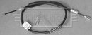 Borg & Beck Brake Cable - BKB3380 fits Ford Transit RWD (Discs)04/06-