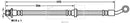 Borg & Beck Brake Hose  - BBH7603 fits Honda FR-V(BE) 2.2CTDi 7/05-