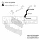 First Line Turbo Hose  - FTH1636 fits VAG SHARAN 1.9 03-