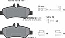 Mercedes-Benz VW, Brake Pad Set - Textar 2919001