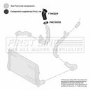 First Line Turbo Hose  - FTH1229 fits VAG A3,Beetle,Golf VI,Jetta V