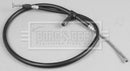 Borg & Beck Brake Cable- RH Rear - BKB2266 fits Fiat Multipla RHD 98-06