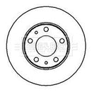 Borg & Beck Brake Disc Pair  - BBD5093 fits Cit Relay/Fiat Ducato/Boxer