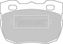 Borg & Beck Brake Pad Set - BBP1496 fits Land Rover (F) R90 approved