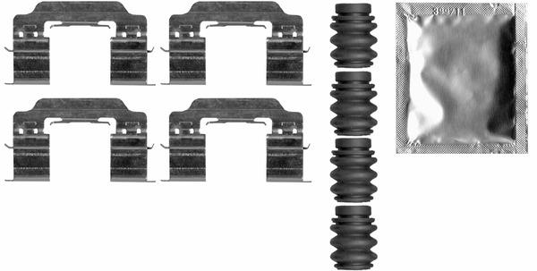 Textar Brake Pad Fitting Kit - 82547300
