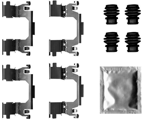 Textar Brake Pad Fitting Kit - 82543800
