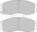 Borg & Beck Brake Pad Set - BBP1484 fits Proton (F) R90 approved