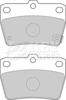 Key Parts Brake Pad Set - KBP1804 fits Toyota Rav-4 01-