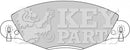 Key Parts Brake Pad Set - KBP1723 fits Citroen C5 2.2HDi,3.0 2001-