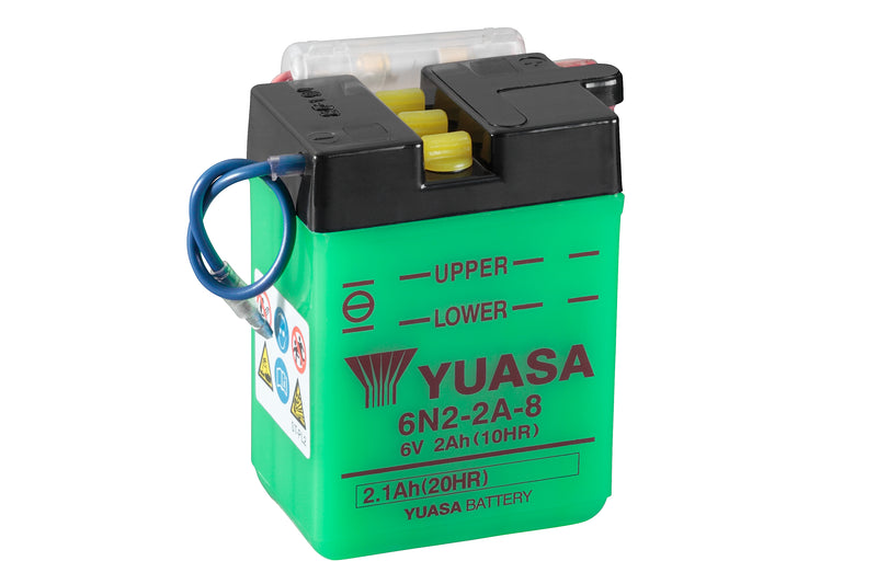 6N2-2A-8 (DC) 6V Yuasa Conventional Battery (5470962548889)
