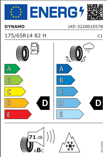 Dynamo 175 65 14 82H Snow MWH02 tyre