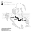 First Line Turbo Hose  - FTH1426 fits VAG A4 2.0 05-08