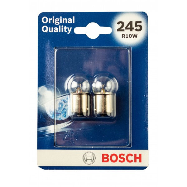 Bosch O.E. Quality 245 R10W 12V 10W Ba15S(X2) Part No - 1987301611