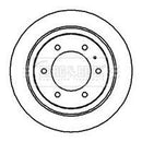 Borg & Beck Brake Disc Pair  - BBD5115 fits GM. Isuzu Trooper 92-