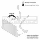 First Line Turbo Hose  - FTH1245 fits VAG A3,Beetle,Golf VI,Jetta V