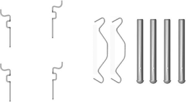 Textar Brake Pad Fitting Kit - 82072500