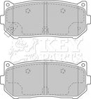 Key Parts Brake Pad Set - KBP1793 fits Kia Carens 00-