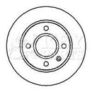 Key Parts Brake Disc Pair  - KBD4025 fits Ford Escort,Fiesta,Puma 97-