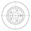 Borg & Beck Brake Disc Pair  - BBD5373 fits Nissan Juke (F15) 1.6DIG-T 10-