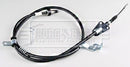 Borg & Beck Brake Cable Rear LH - BKB3879 fits Santa Fe 6 Speed 2012-