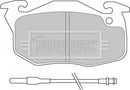 Borg & Beck Brake Pad Set - BBP1532 fits Peugeot (F) R90 approved