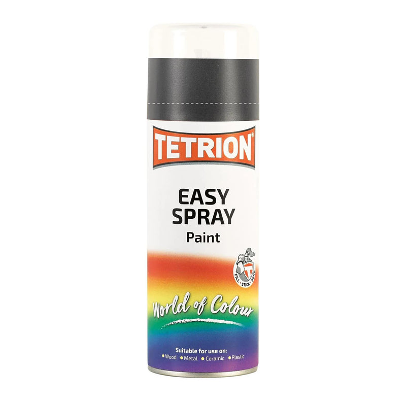 Tetrion Easy Spray Gloss Black Paint - 400ml