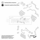 Borg & Beck Turbo Hose  - BTH1386 fits GM Vectra 1.9D 16V 05-08