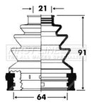 First Line Cv Joint Boot Kit Part No -FCB2818