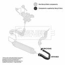 Borg & Beck Turbo Hose  - BTH1403 fits GM Corsa 1.3 DTJ 06-