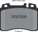 Textar Brake Pad Set - 2115305