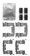 Borg & Beck Fitting Kit -  Pads  - BBK1595 fits Subaru Forester 03/13-