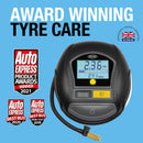 Ring Rapid Digital Tyre Inflator With Quick Set Auto Stop (Premium)  - RTC1000