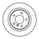 Key Parts Brake Disc Pair  - KBD4184 fits BMW 328i E46 Coupe/Saloon 99-