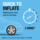 Ring Rapid Digital Tyre Inflator With Quick Set Auto Stop (Premium)  - RTC1000