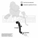 First Line Turbo Hose  - FTH1658 fits VAG Transporter V 1.9D 03-08
