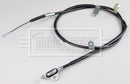 Borg & Beck Brake Cable Rear LH - BKB3875 fits 3 2013-