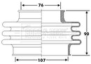 Borg & Beck Cv Joint Boot Kit  - BCB6276 fits Mercedes B Class