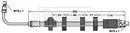 Borg & Beck Brake Hose  - BBH6833 fits Peugeot 406 coupe 97-