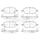 Borg & Beck Brake Pad Set - BBP2834 fits CR-V V 08/17-