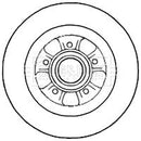 Borg & Beck Brake Disc Single Part No -BBD5785S