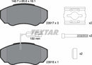 Citroën Fiat Peugeot, Brake Pad Set - Textar 2391701