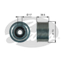 Gates FleetRunner Idler Pulley - T36624