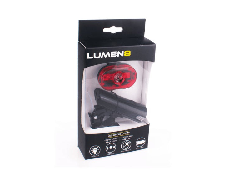 Lumen8 LED Cycle Lights Set - Front & Rear - TG8401