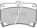 Borg & Beck Brake Pad Set - BBP1520 fits Mazda (F) R90 approved