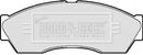 Borg & Beck Front Brake Pad Set - BBP2118 fits Rover CityRover 03-06