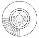 Borg & Beck Brake Disc Pair Part No -BBD4631