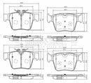 Borg & Beck Rear Brake Pad Set -BBP2581